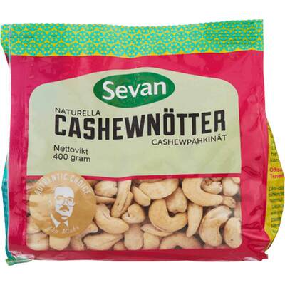 Nötter Sevan Naturella Cashewnötter
